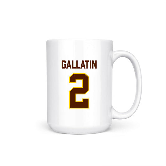 Western Michigan - NCAA Men's Ice Hockey : Grady Gallatin - National Champions Coffee Mug-0
