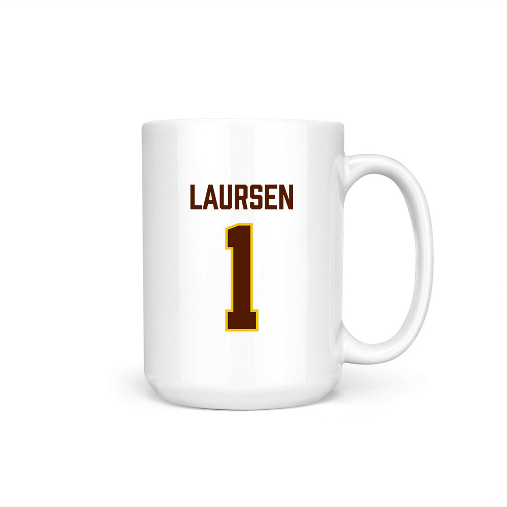 Western Michigan - NCAA Men's Ice Hockey : Kirk Laursen - National Champions Coffee Mug-0
