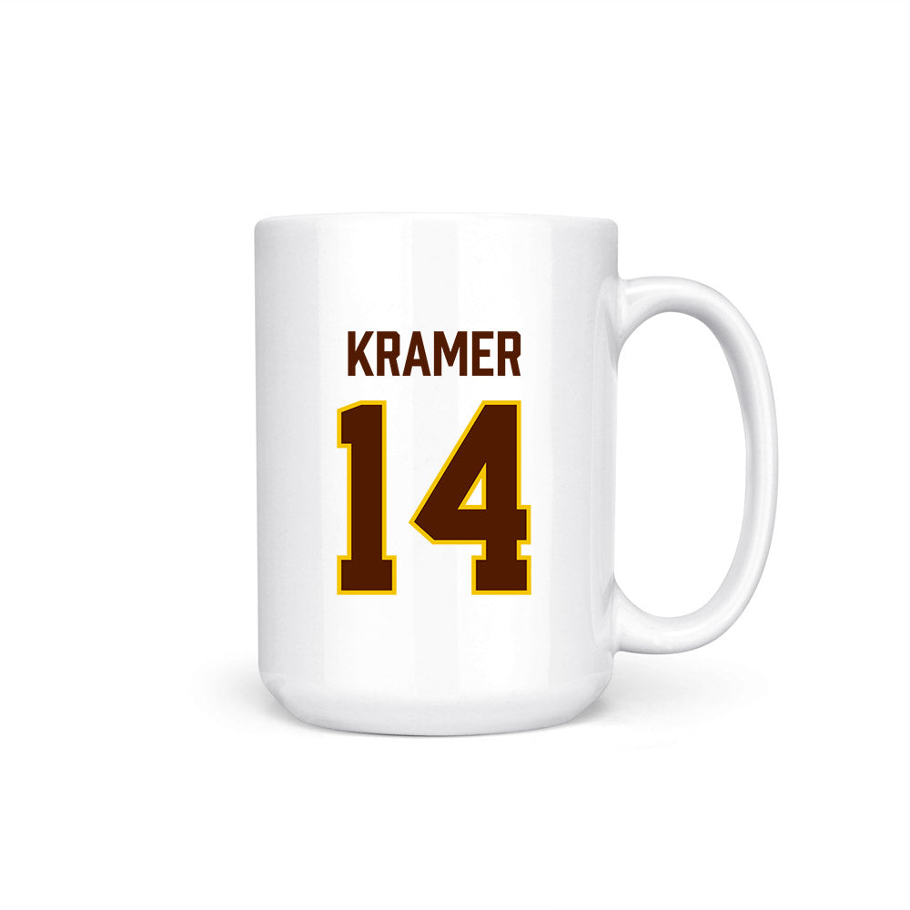 Western Michigan - NCAA Men's Ice Hockey : Brian Kramer - National Champions Coffee Mug-0