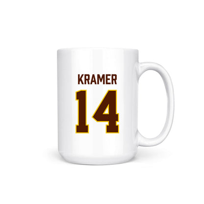 Western Michigan - NCAA Men's Ice Hockey : Brian Kramer - National Champions Coffee Mug-0