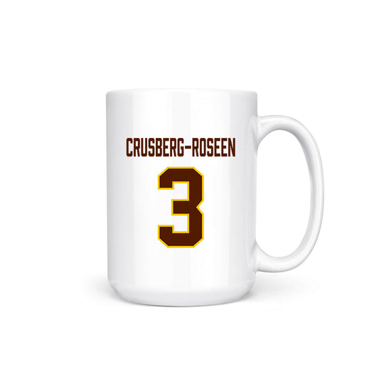 Western Michigan - NCAA Men's Ice Hockey : Cole Crusberg-Roseen - National Champions Coffee Mug-0