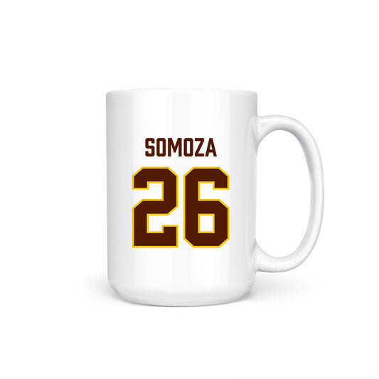 Western Michigan - NCAA Men's Ice Hockey : Ean Somoza - National Champions Coffee Mug-0
