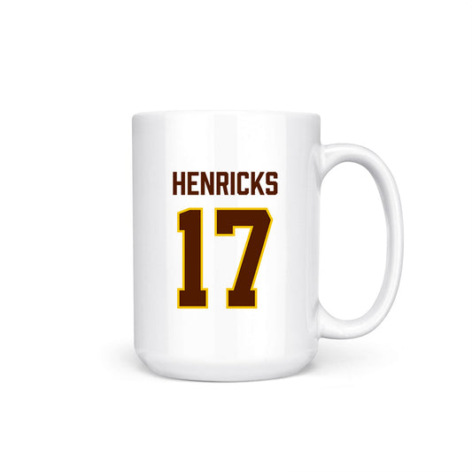 Western Michigan - NCAA Men's Ice Hockey : Ty Henricks - National Champions Coffee Mug-0
