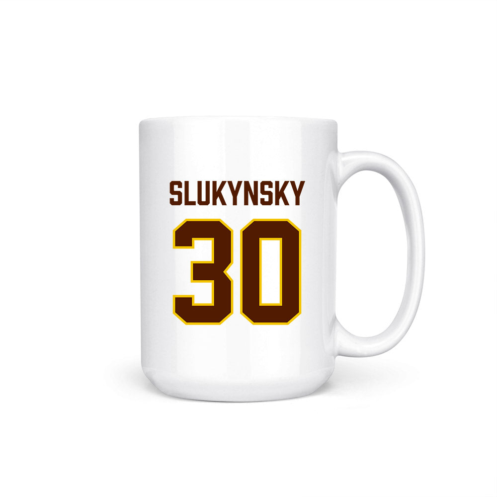 Western Michigan - NCAA Men's Ice Hockey : Hampton Slukynsky - National Champions Coffee Mug-0