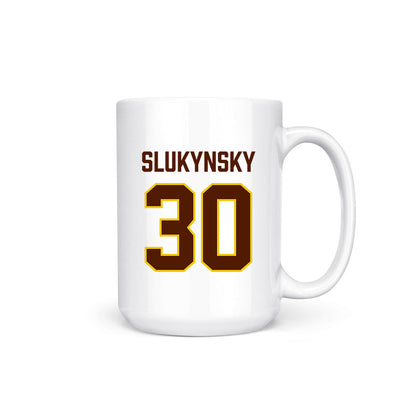 Western Michigan - NCAA Men's Ice Hockey : Hampton Slukynsky - National Champions Coffee Mug-0