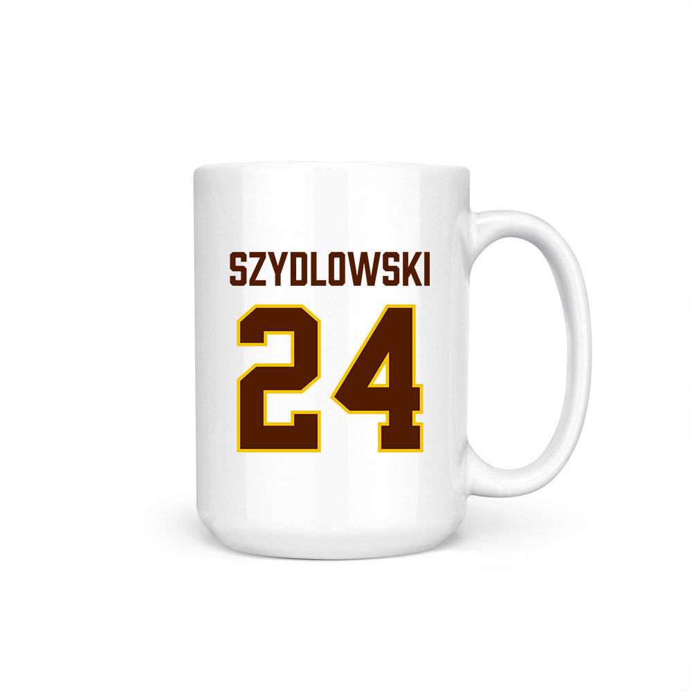 Western Michigan - NCAA Men's Ice Hockey : Garrett Szydlowski - National Champions Coffee Mug-0