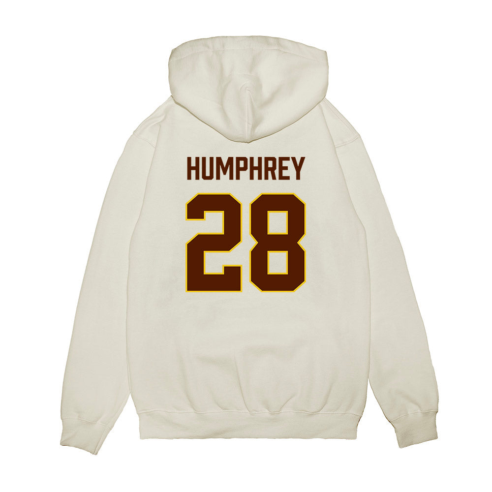 Western Michigan - NCAA Men's Ice Hockey : Ryan Humphrey - Replica Shersey Premium Hooded Sweatshirt-1