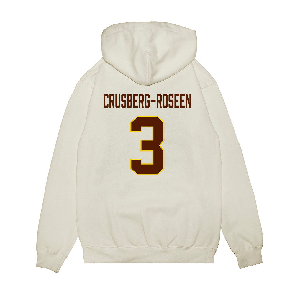 Western Michigan - NCAA Men's Ice Hockey : Cole Crusberg-Roseen - Replica Shersey Premium Hooded Sweatshirt-1