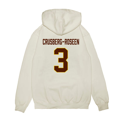 Western Michigan - NCAA Men's Ice Hockey : Cole Crusberg-Roseen - Replica Shersey Premium Hooded Sweatshirt-1