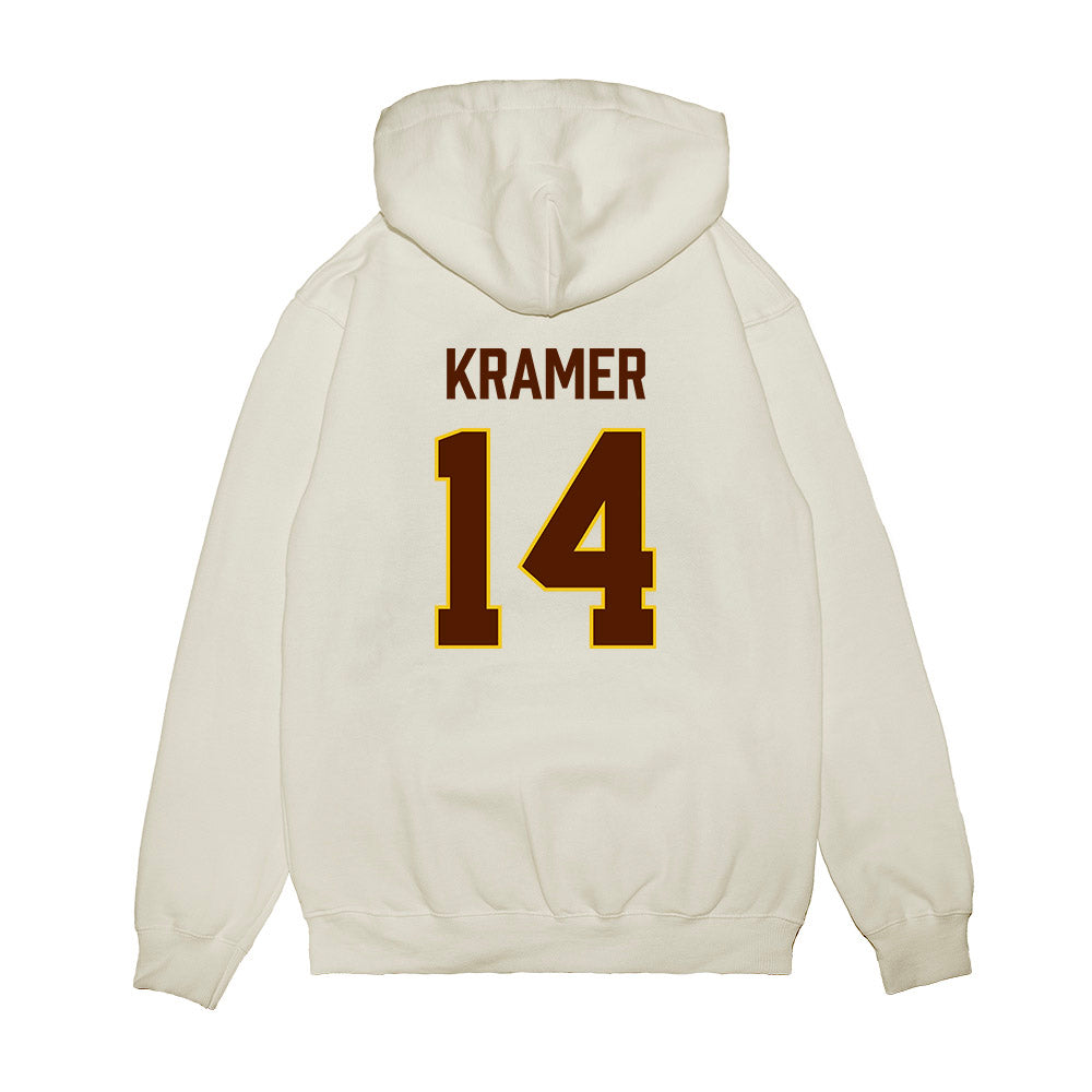 Western Michigan - NCAA Men's Ice Hockey : Brian Kramer - Replica Shersey Premium Hooded Sweatshirt-1