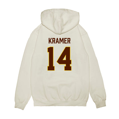 Western Michigan - NCAA Men's Ice Hockey : Brian Kramer - Replica Shersey Premium Hooded Sweatshirt-1