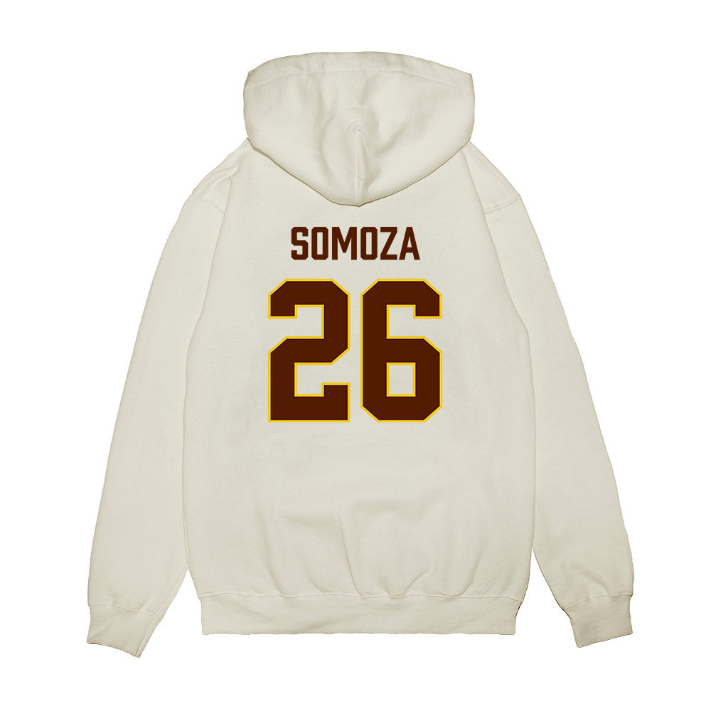Western Michigan - NCAA Men's Ice Hockey : Ean Somoza - Replica Shersey Premium Hooded Sweatshirt-1