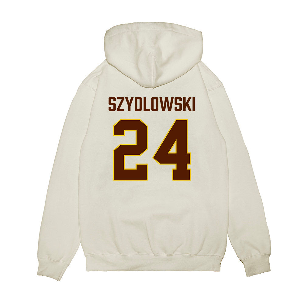 Western Michigan - NCAA Men's Ice Hockey : Garrett Szydlowski - Replica Shersey Premium Hooded Sweatshirt-1