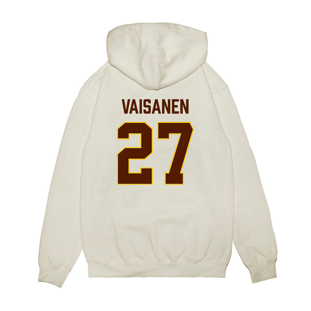 Western Michigan - NCAA Men's Ice Hockey : Joona Vaisanen - Replica Shersey Premium Hooded Sweatshirt-1