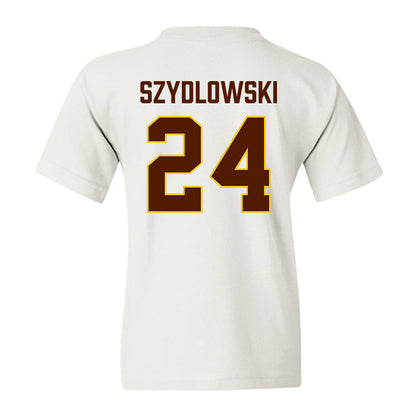 Western Michigan - NCAA Men's Ice Hockey : Garrett Szydlowski - Replica Shersey Youth T-Shirt-1