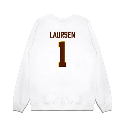 Western Michigan - NCAA Men's Ice Hockey : Kirk Laursen - Replica Shersey Premium Crewneck Sweatshirt-1