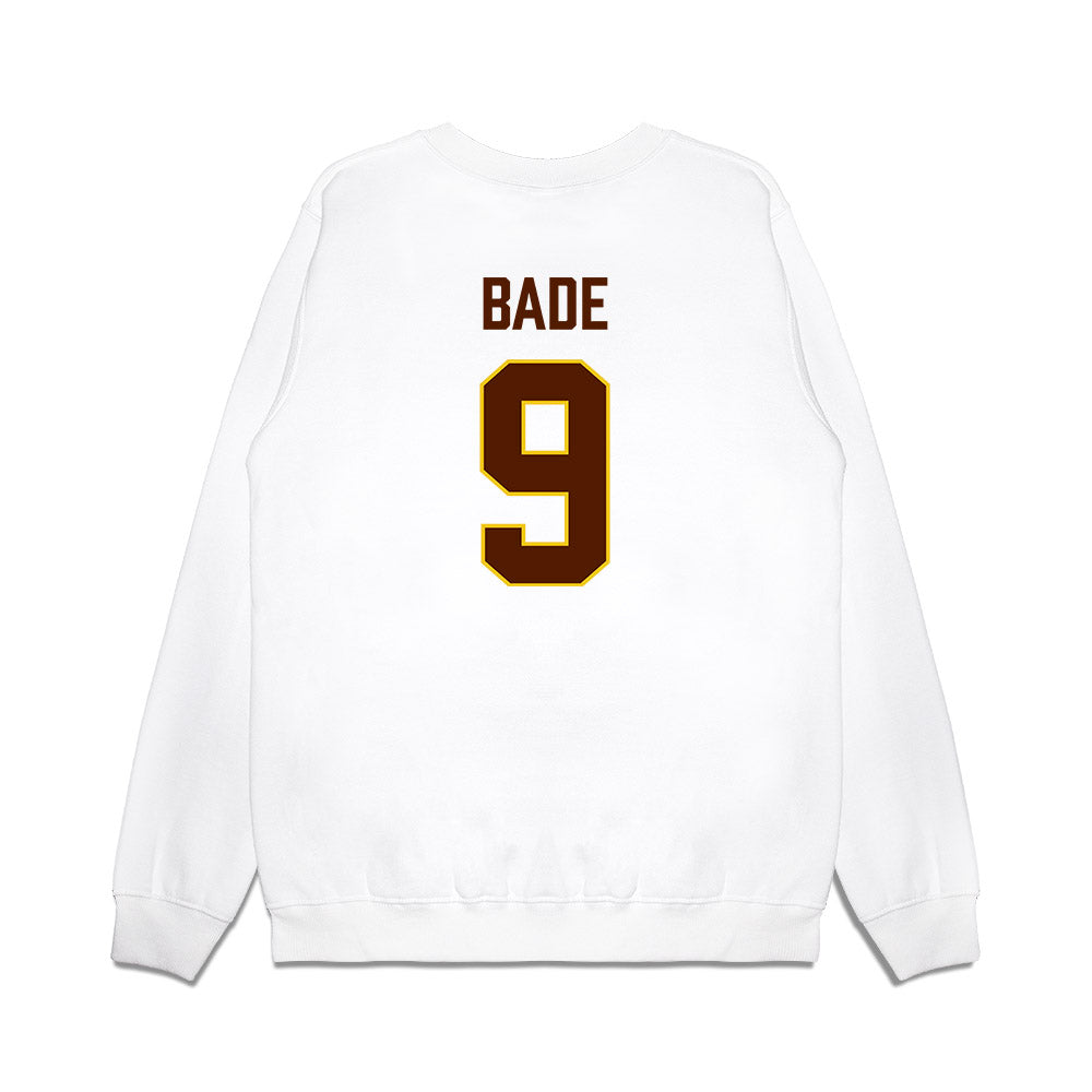 Western Michigan - NCAA Men's Ice Hockey : Zach Bade - Replica Shersey Premium Crewneck Sweatshirt-1