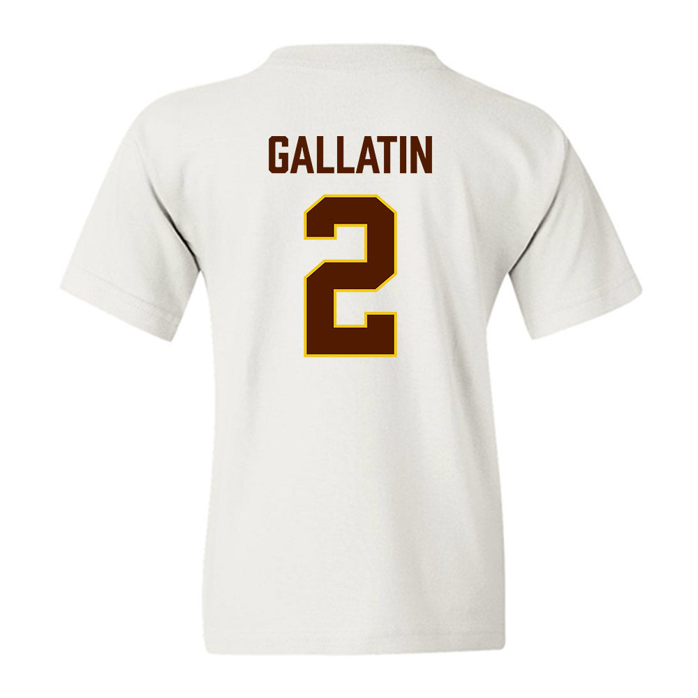 Western Michigan - NCAA Men's Ice Hockey : Grady Gallatin - Replica Shersey Youth T-Shirt-1