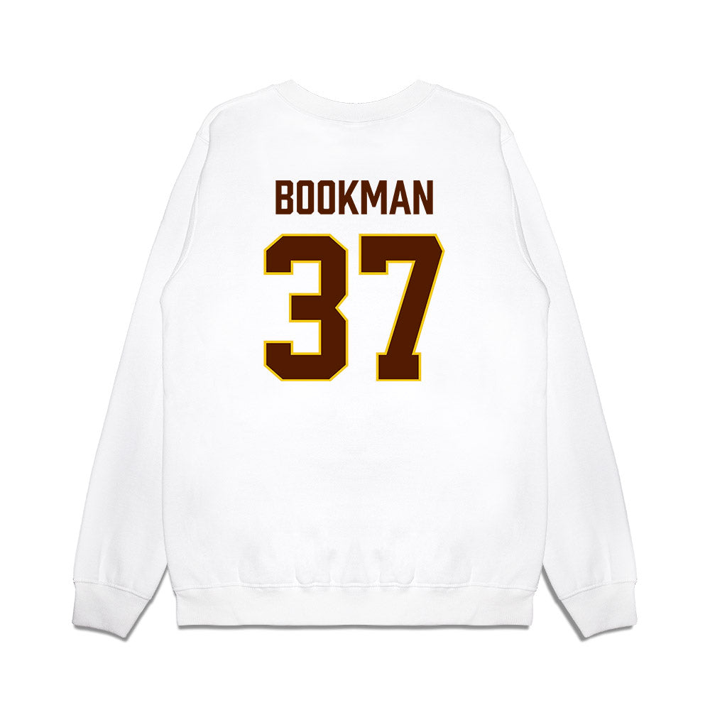 Western Michigan - NCAA Men's Ice Hockey : Zach Bookman - Replica Shersey Premium Crewneck Sweatshirt-1