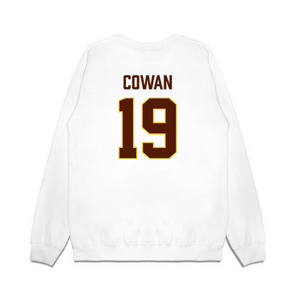 Western Michigan - NCAA Men's Ice Hockey : Bobby Cowan - Replica Shersey Premium Crewneck Sweatshirt-1