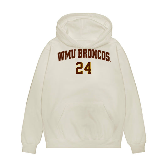 Western Michigan - NCAA Men's Ice Hockey : Garrett Szydlowski - Replica Shersey Premium Hooded Sweatshirt-0