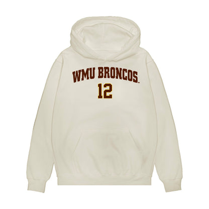 Western Michigan - NCAA Men's Ice Hockey : Samuel Huck - Replica Shersey Premium Hooded Sweatshirt-0