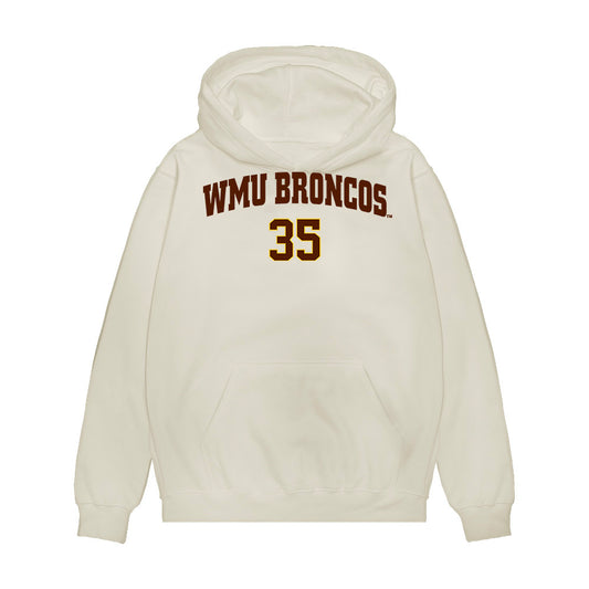 Western Michigan - NCAA Men's Ice Hockey : Gavin Moffatt - Replica Shersey Premium Hooded Sweatshirt-0