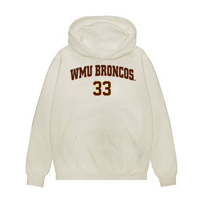 Western Michigan - NCAA Men's Ice Hockey : Samuel Sjolund - Replica Shersey Premium Hooded Sweatshirt-0