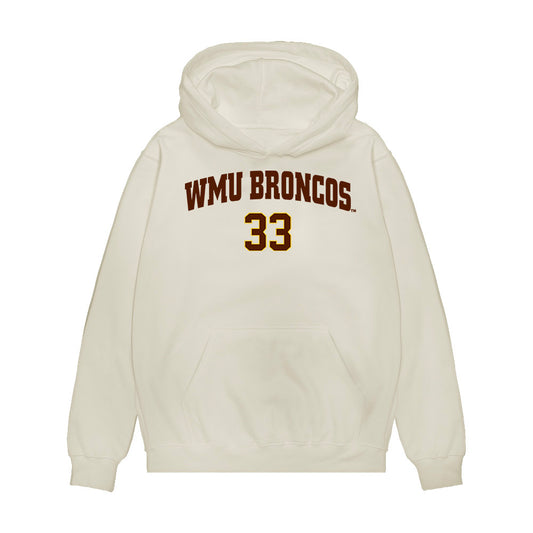 Western Michigan - NCAA Men's Ice Hockey : Samuel Sjolund - Replica Shersey Premium Hooded Sweatshirt-0