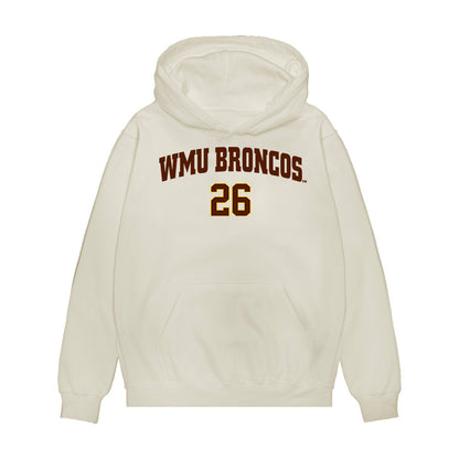 Western Michigan - NCAA Men's Ice Hockey : Ean Somoza - Replica Shersey Premium Hooded Sweatshirt-0