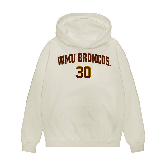Western Michigan - NCAA Men's Ice Hockey : Hampton Slukynsky - Replica Shersey Premium Hooded Sweatshirt-0