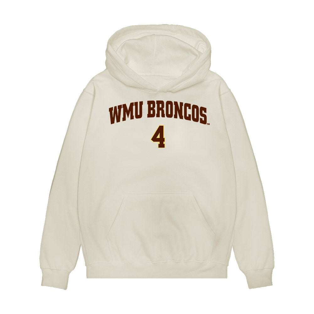 Western Michigan - NCAA Men's Ice Hockey : Robby Drazner - Replica Shersey Premium Hooded Sweatshirt-0