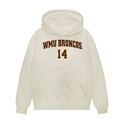 Western Michigan - NCAA Men's Ice Hockey : Brian Kramer - Replica Shersey Premium Hooded Sweatshirt-0