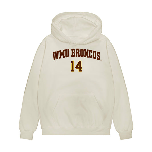 Western Michigan - NCAA Men's Ice Hockey : Brian Kramer - Replica Shersey Premium Hooded Sweatshirt-0