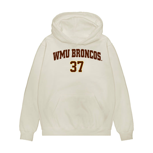 Western Michigan - NCAA Men's Ice Hockey : Zach Bookman - Replica Shersey Premium Hooded Sweatshirt-0