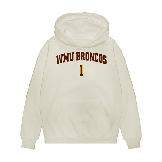 Western Michigan - NCAA Men's Ice Hockey : Kirk Laursen - Replica Shersey Premium Hooded Sweatshirt-0