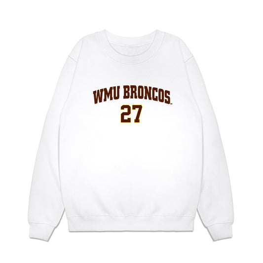 Western Michigan - NCAA Men's Ice Hockey : Joona Vaisanen - Replica Shersey Premium Crewneck Sweatshirt-0