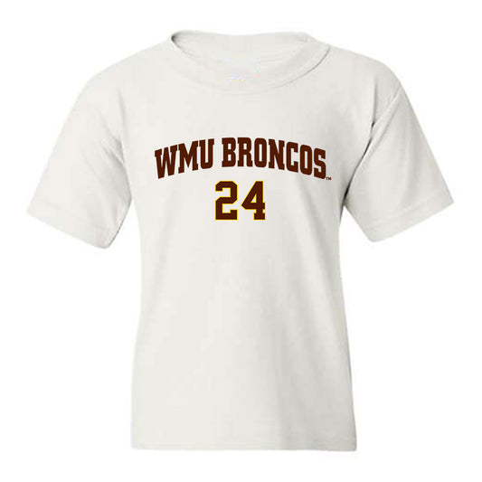 Western Michigan - NCAA Men's Ice Hockey : Garrett Szydlowski - Replica Shersey Youth T-Shirt-0