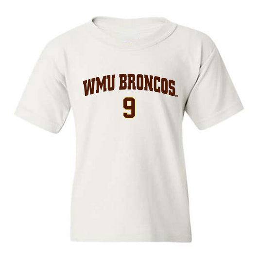 Western Michigan - NCAA Men's Ice Hockey : Zach Bade - Replica Shersey Youth T-Shirt-0