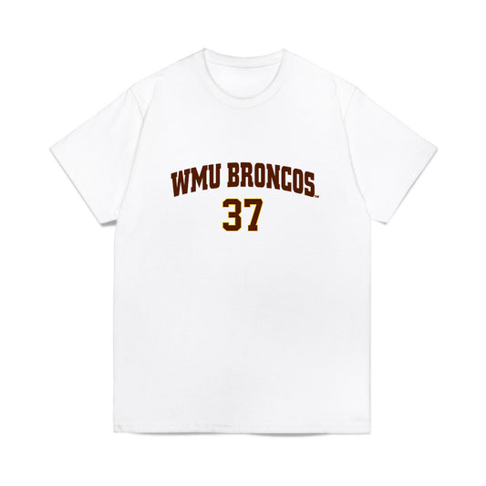 Western Michigan - NCAA Men's Ice Hockey : Zach Bookman - Replica Shersey Comfort Colors T-Shirt-0