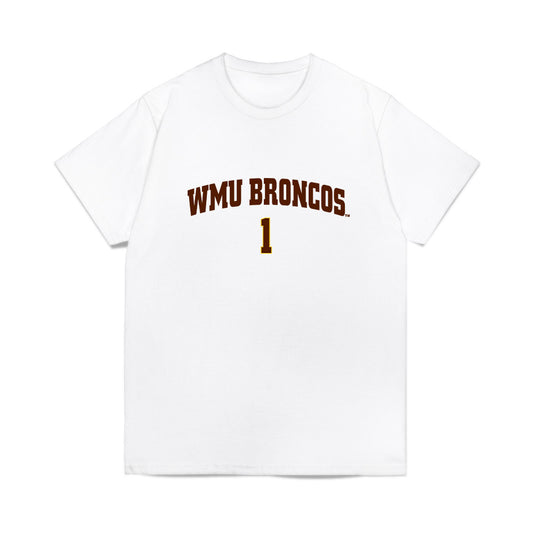 Western Michigan - NCAA Men's Ice Hockey : Kirk Laursen - Replica Shersey Comfort Colors T-Shirt-0