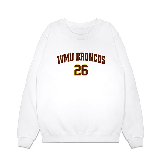 Western Michigan - NCAA Men's Ice Hockey : Jamison Sluys - Replica Shersey Premium Crewneck Sweatshirt-0