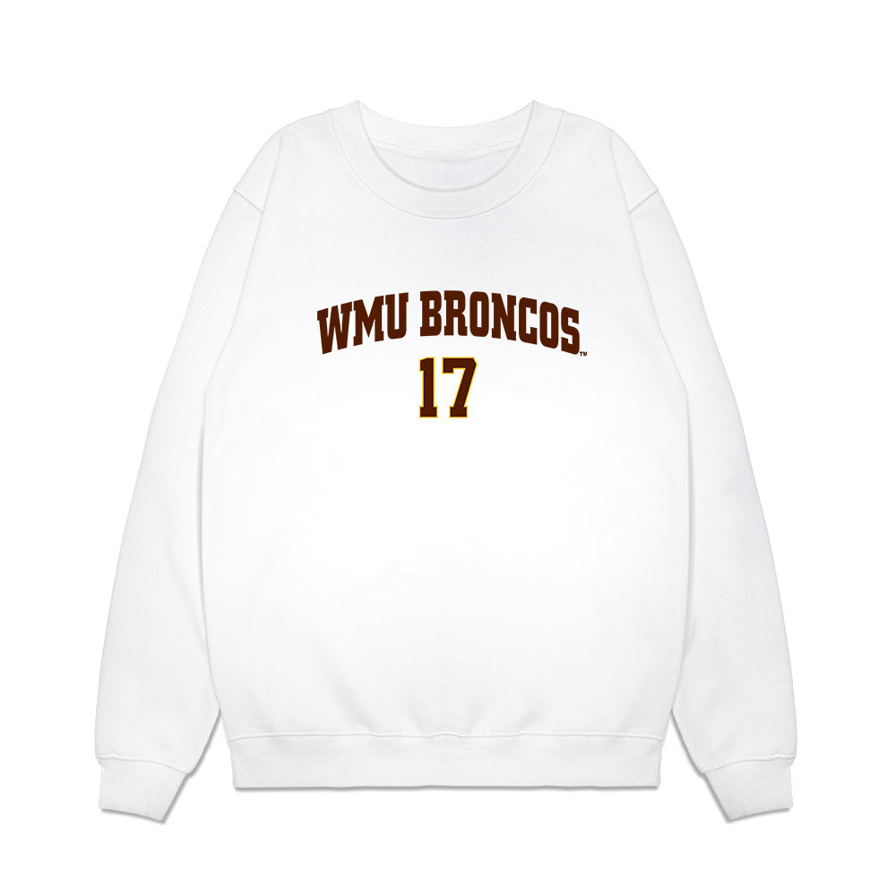 Western Michigan - NCAA Men's Ice Hockey : Ty Henricks - Replica Shersey Premium Crewneck Sweatshirt-0