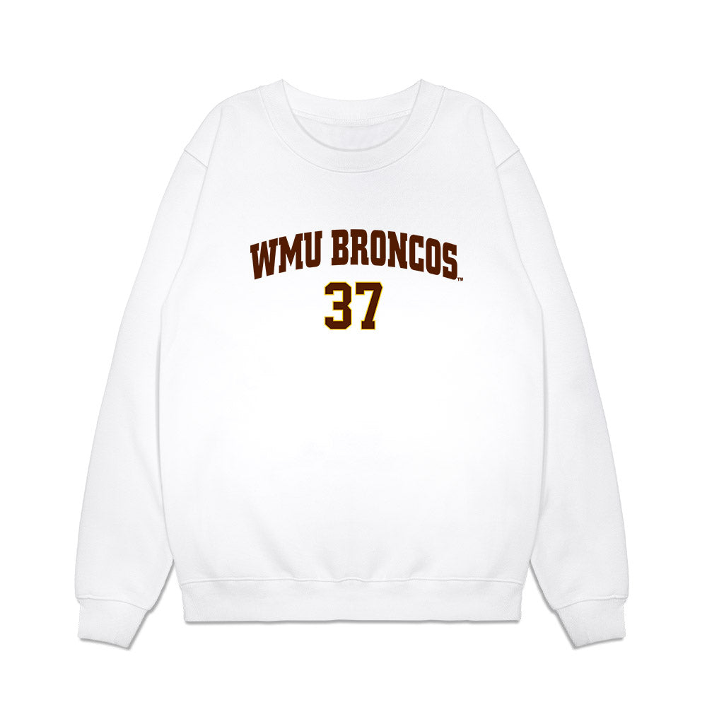Western Michigan - NCAA Men's Ice Hockey : Zach Bookman - Replica Shersey Premium Crewneck Sweatshirt-0