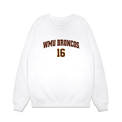 Western Michigan - NCAA Men's Ice Hockey : Tim Washe - Replica Shersey Premium Crewneck Sweatshirt-0
