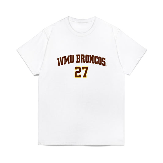 Western Michigan - NCAA Men's Ice Hockey : Joona Vaisanen - Replica Shersey Comfort Colors T-Shirt-0