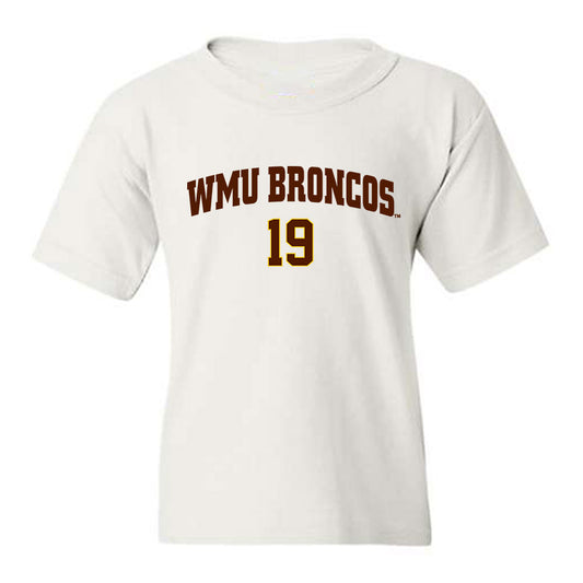 Western Michigan - NCAA Men's Ice Hockey : Bobby Cowan - Replica Shersey Youth T-Shirt-0