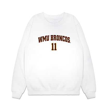 Western Michigan - NCAA Men's Ice Hockey : Tyler MacKenzie - Replica Shersey Premium Crewneck Sweatshirt-0