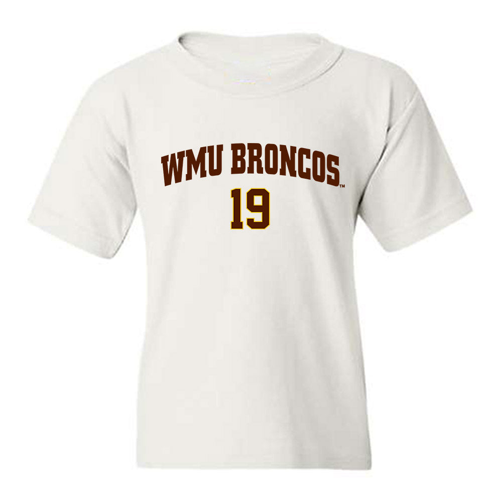 Western Michigan - NCAA Men's Ice Hockey : Bobby Cowan - Replica Shersey Youth T-Shirt-0
