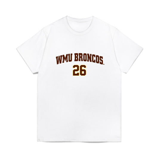 Western Michigan - NCAA Men's Ice Hockey : Jamison Sluys - Replica Shersey Comfort Colors T-Shirt-0
